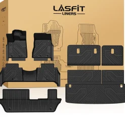 Fit for 2025-2026 Nissan Armada TPE Floor Mats or Cargo Mat & Seatback Mats, Not Compatible with Models Equipped with Cargo Shelf