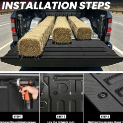 Fit for 2022-2026 Nissan Frontier Heavy Duty Truck Bed Mat or Tailgate Mat