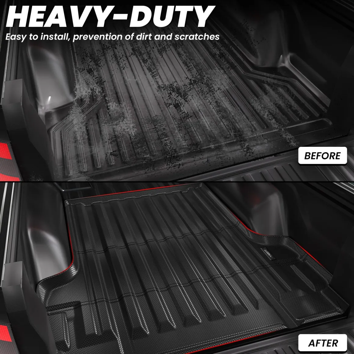 Fit for 2022-2026 Nissan Frontier Heavy Duty Truck Bed Mat or Tailgate Mat
