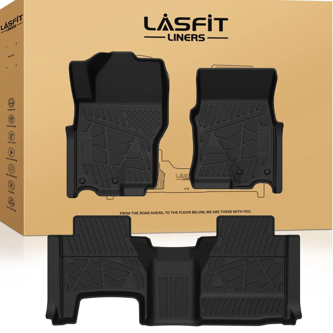 Fit for 2022-2026 Nissan Frontier TPE Floor Mats