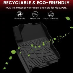 Fit for 2022-2026 Nissan Frontier TPE Floor Mats