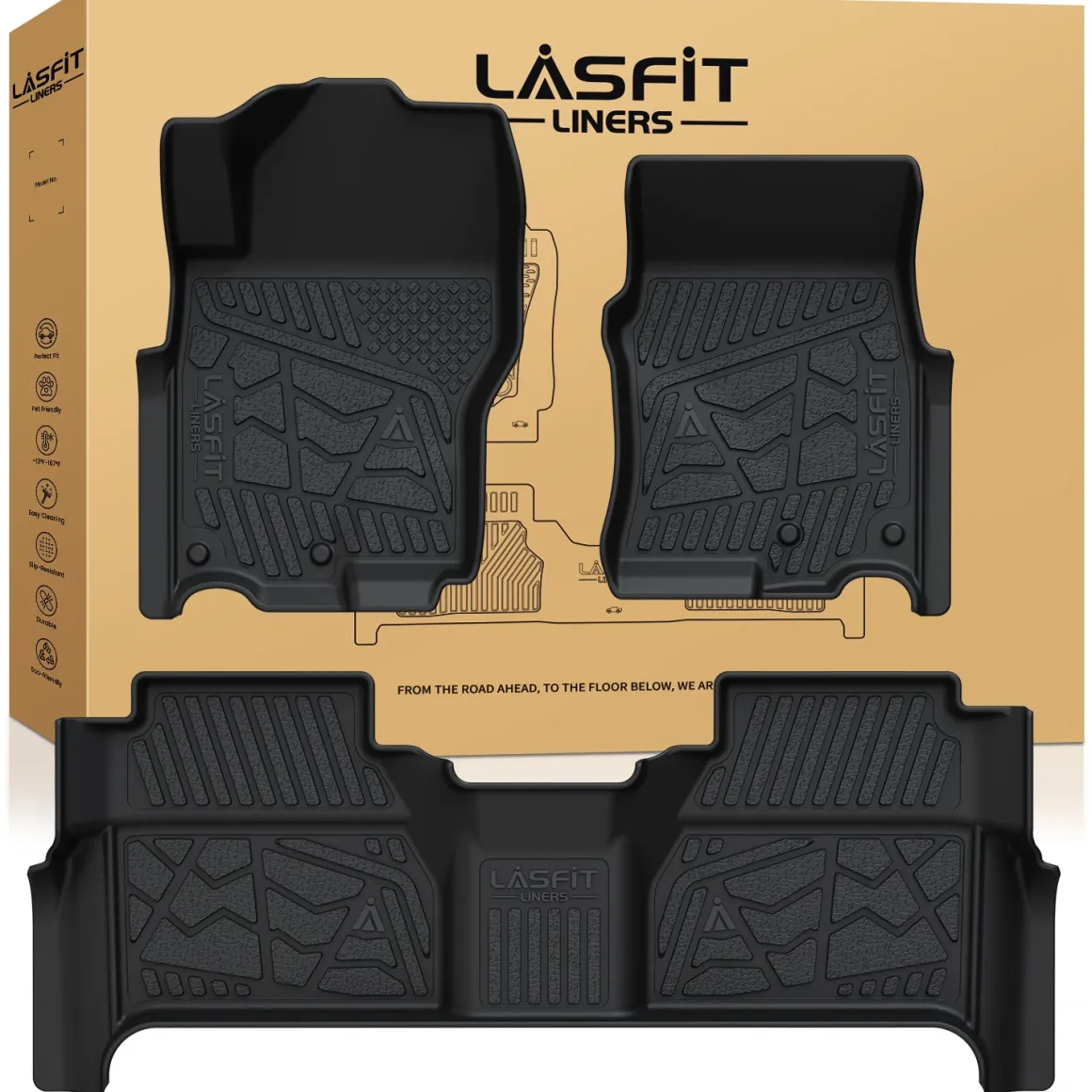 Fit for 2022-2026 Nissan Frontier TPE Floor Mats