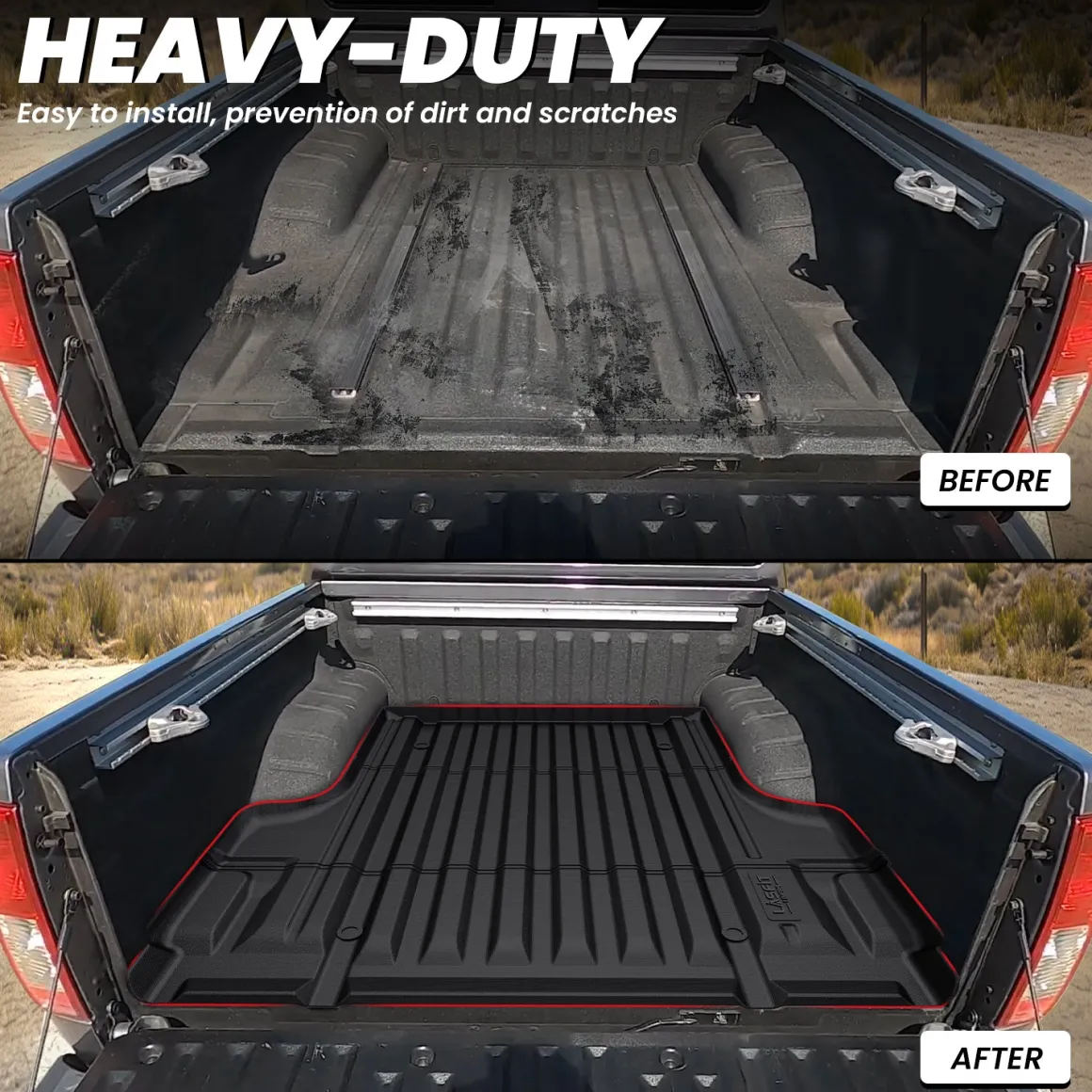 Fit for 2005-2021 Nissan Frontier Truck Bed Mat
