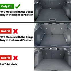 Fit for 2025-2026 Nissan Kicks Floor Mats or Seatback Mat & Cargo Mat, Not Fit 2025 Kicks Play