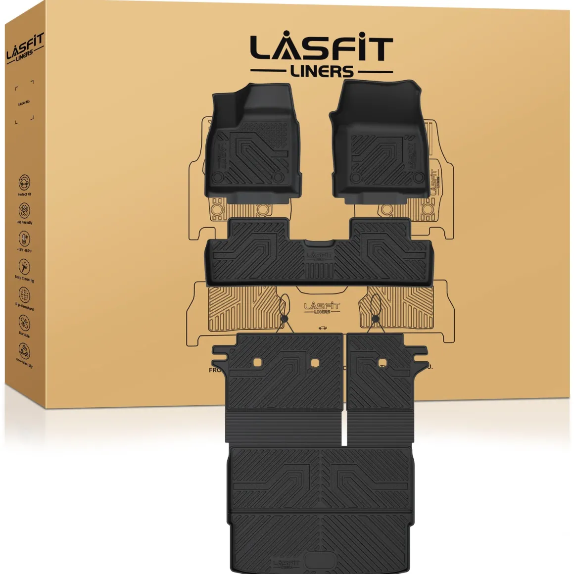 Fit for 2026 Nissan Leaf Floor Mats & Seatback & Cargo Mats