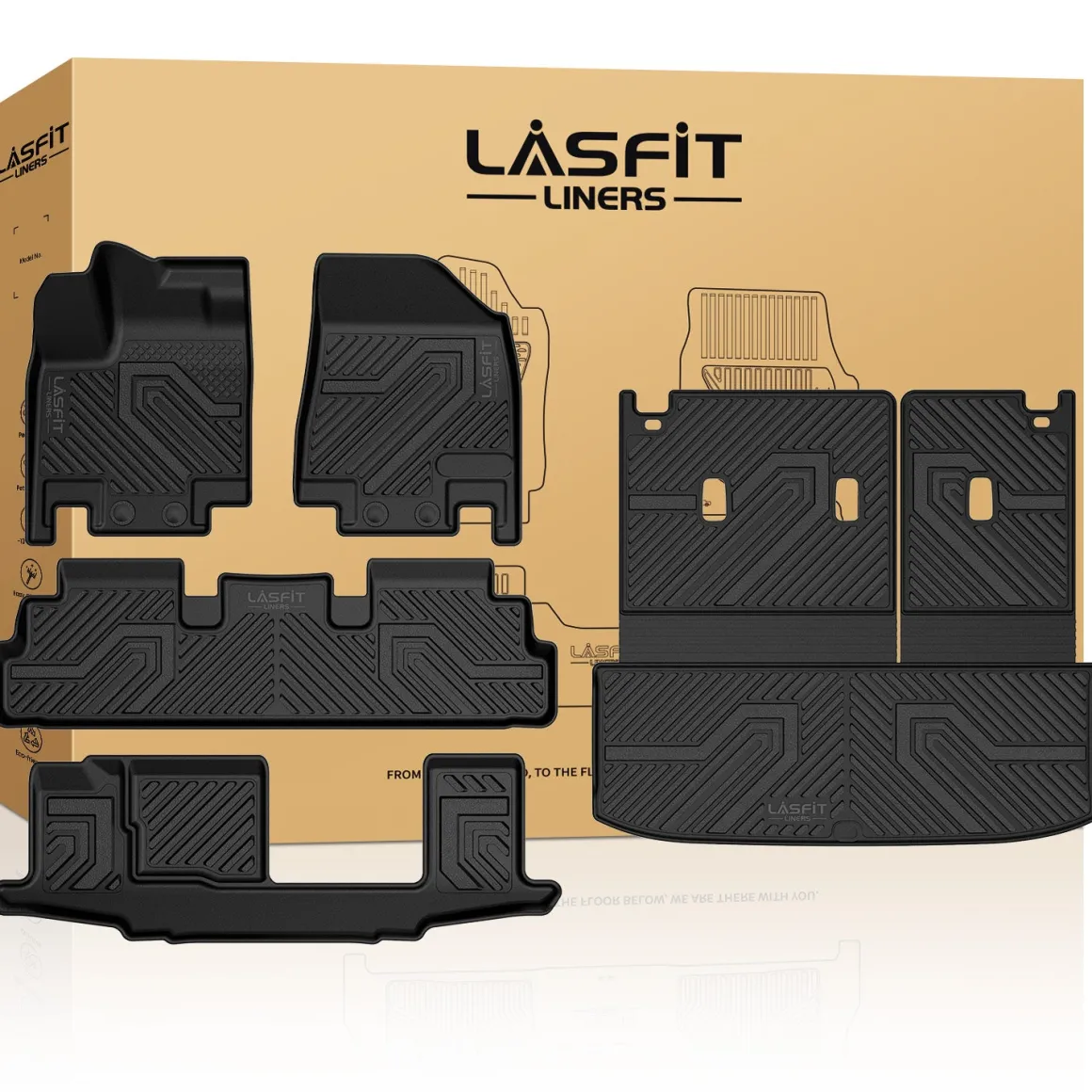 Fit for 2022-2026 Nissan Pathfinder Floor Mats & Seatback & Cargo Mats