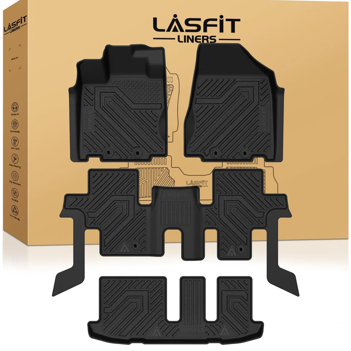 Fit for 2013-2020 Nissan Pathfinder Floor Mats or Cargo Mat & Seatback Mat