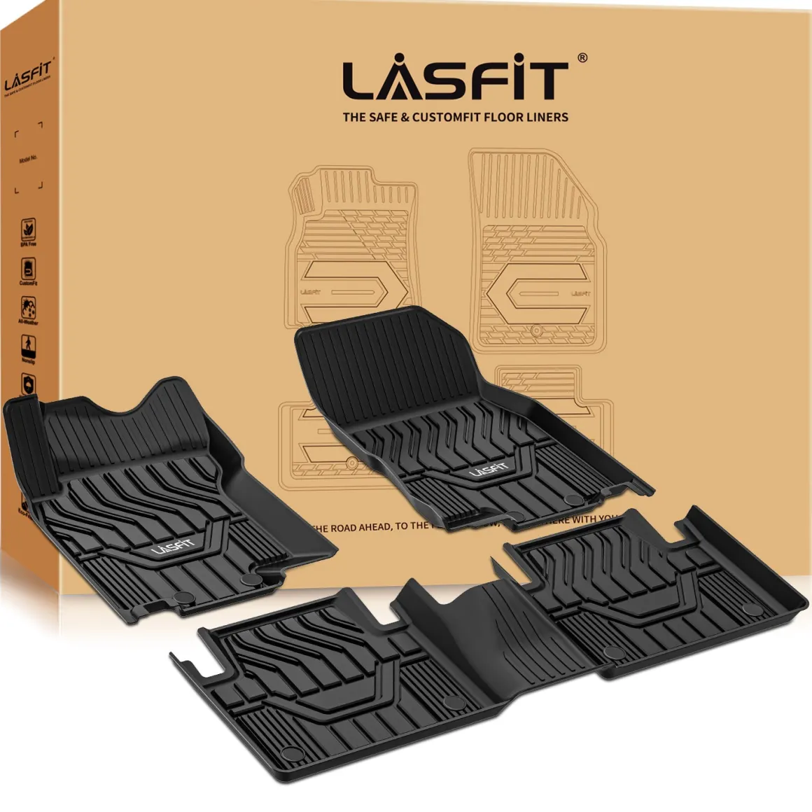 Fit for 2014-2020 Nissan Rogue Floor Mats or Cargo Mat, Not For Sport & Select, Cargo Mat fit when cargo tray is in the top position