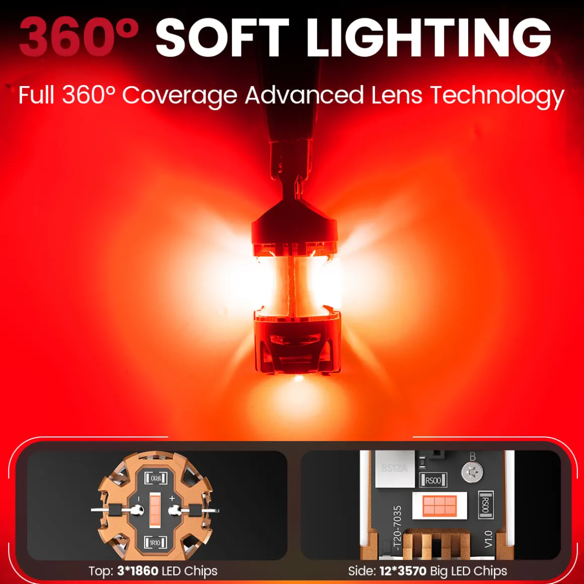 Fit for 2014-2015 Nissan Rogue Select LED Bulbs Upgrade