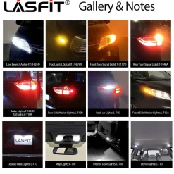 Fit for 2014-2015 Nissan Rogue Select LED Bulbs Upgrade