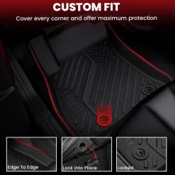 Fit for 2014-2019 Nissan Sentra Floor Mats & Cargo Mat, Only Fit Automatic Transmission