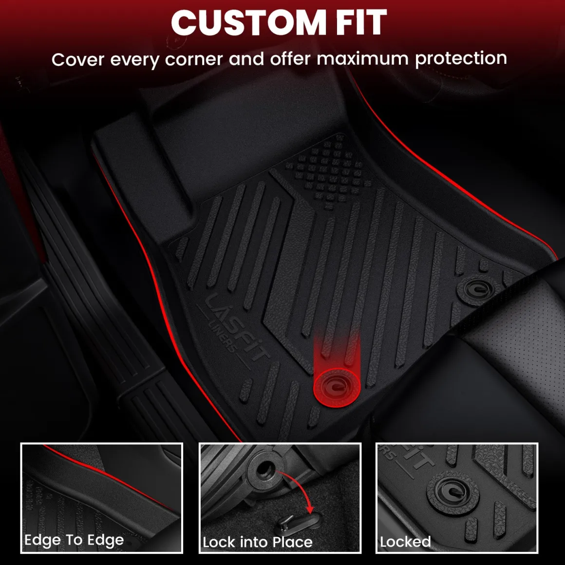 Fit for 2014-2019 Nissan Sentra Floor Mats & Cargo Mat, Only Fit Automatic Transmission