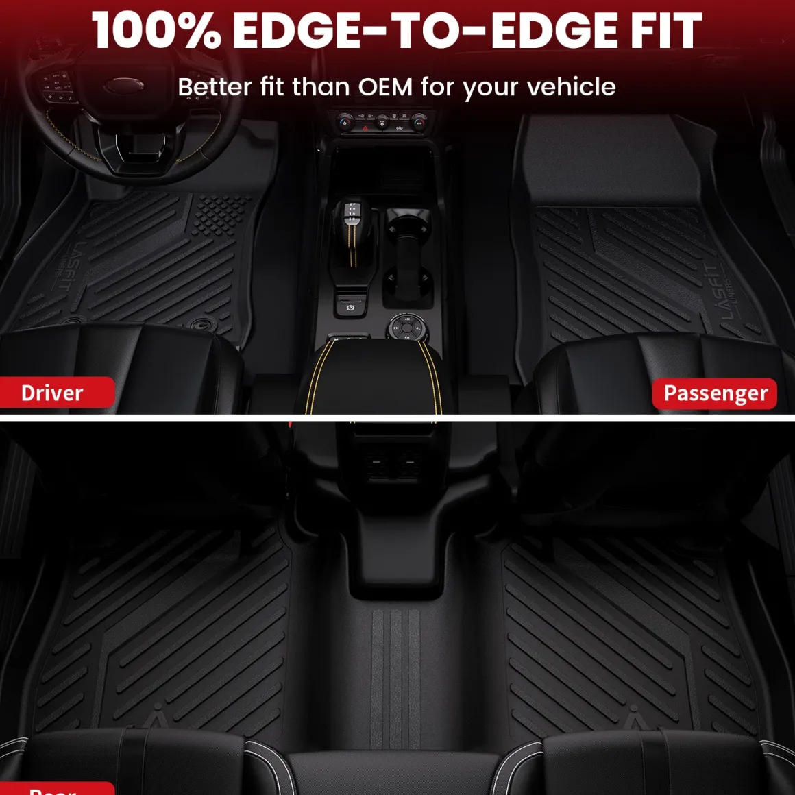Fit for 2014-2019 Nissan Sentra Floor Mats & Cargo Mat, Only Fit Automatic Transmission