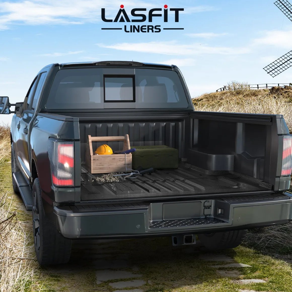 Fit for 2017-2024 Nissan Titan 67.0 inches Heavy Duty Truck Bed Mats, Not Fit Drop-in liners, Not Fit Equipped Truck bed storage