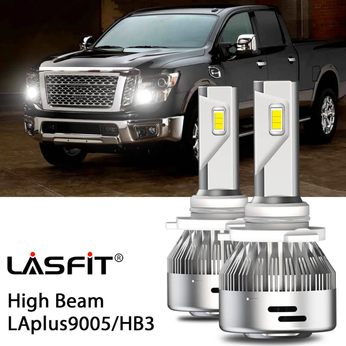 Fit for 2016-2019 Nissan Titan LED Bulbs H11 9005 Exterior Bulbs Upgrade
