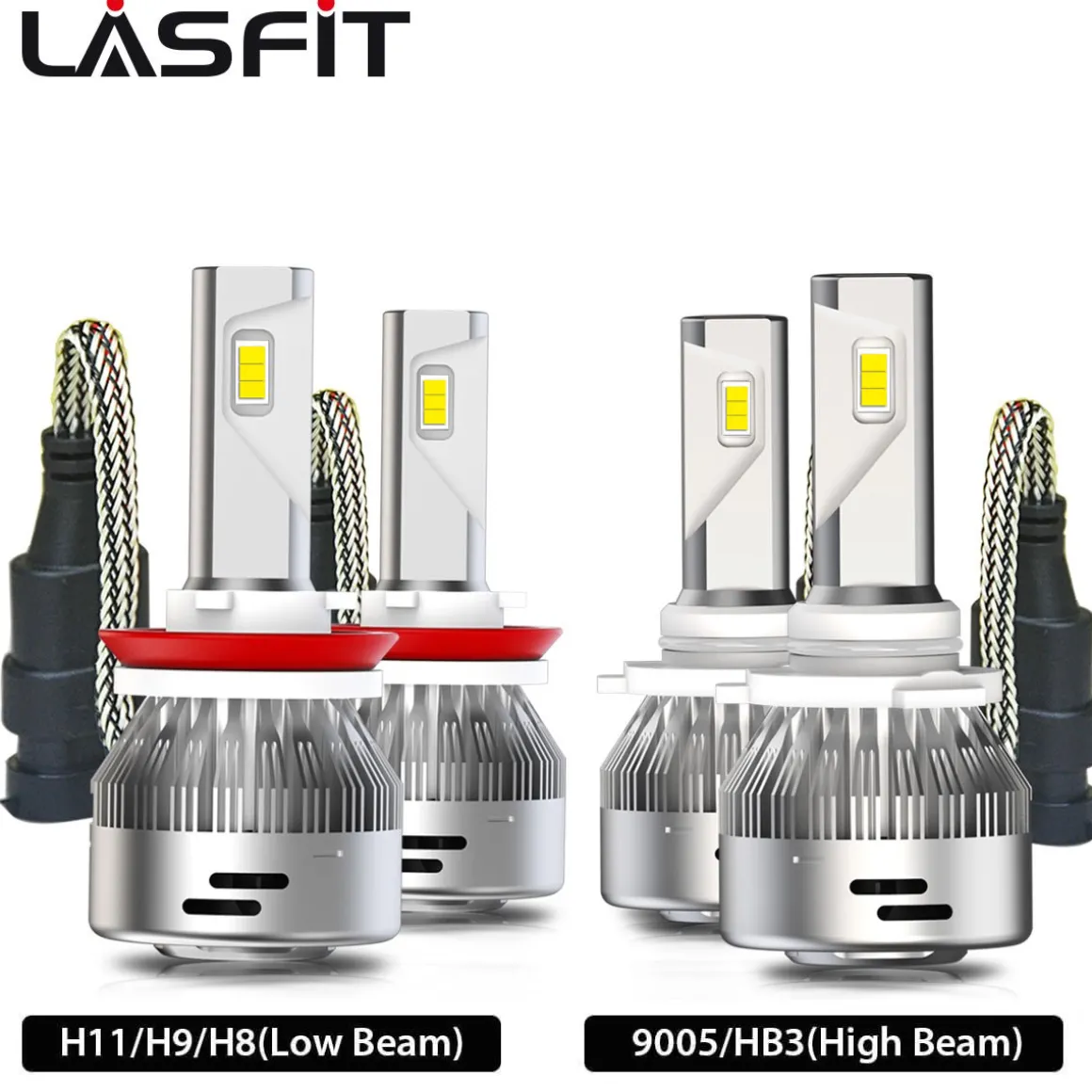 Fit for 2016-2019 Nissan Titan LED Bulbs H11 9005 Exterior Bulbs Upgrade