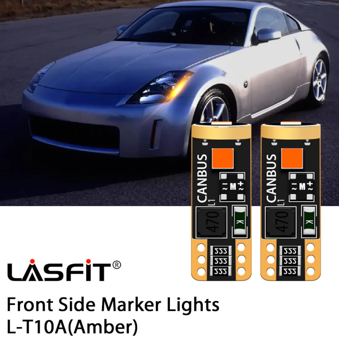 Fit for 2003-2005 Nissan 350Z Coupe LED Bulbs D2S Exterior Interior Lights