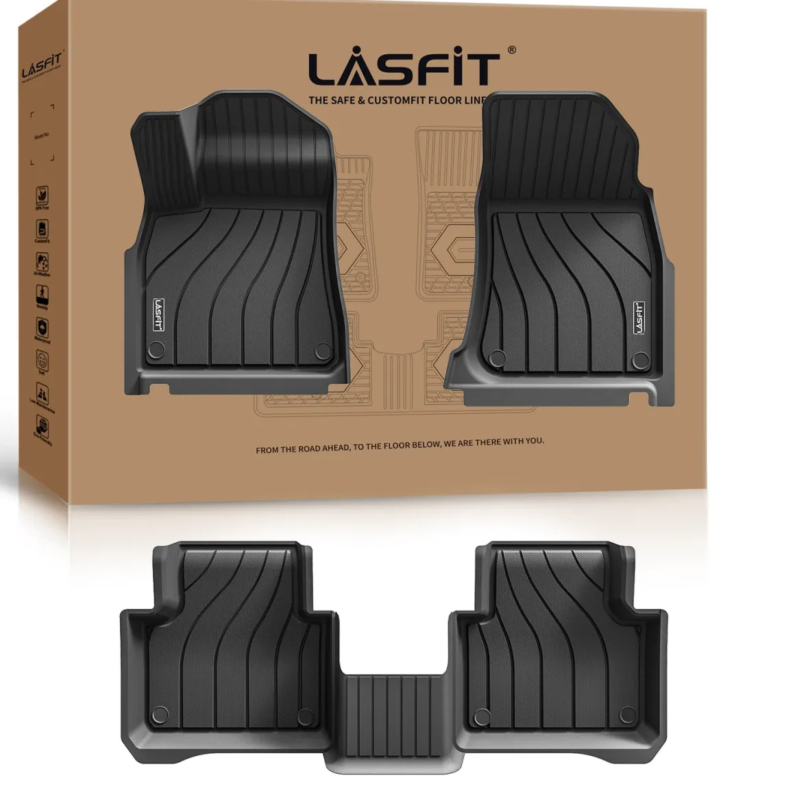 Fit for 2019-2026 Porsche Cayenne Floor Mats, E-Hybrid & Coupe Included