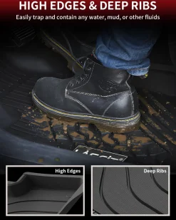 Fit for 2019-2026 Porsche Cayenne Floor Mats, E-Hybrid & Coupe Included