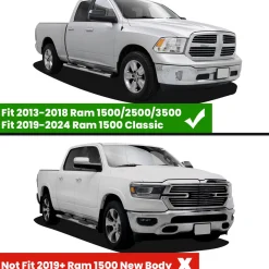 Fit for 2013-2018 Ram 1500 All-Weather 1st row Floor Mats, Fit Carpet Floor Only