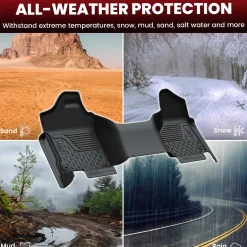 Fit for 2013-2018 Ram 1500 All-Weather 1st row Floor Mats, Fit Carpet Floor Only