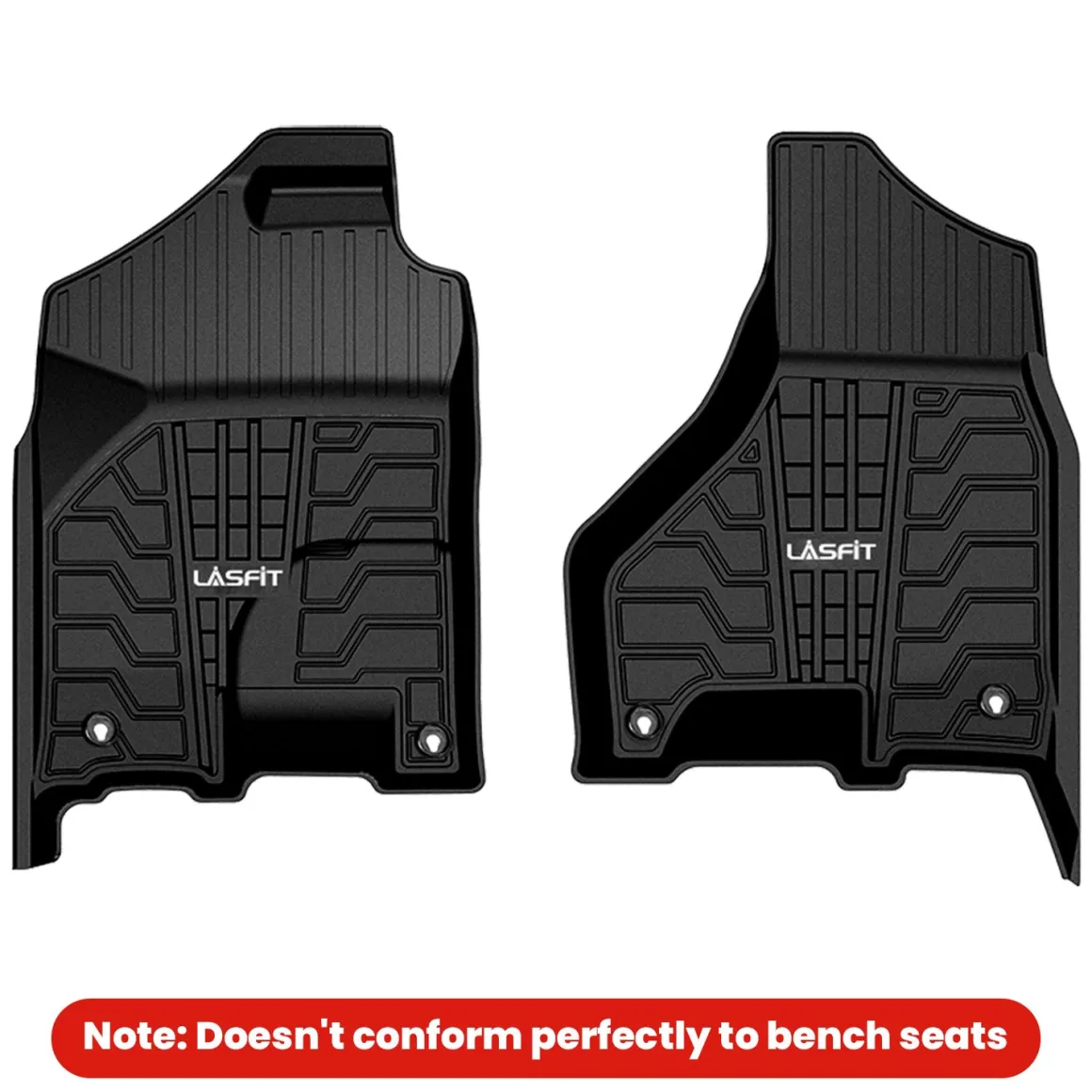 Fit for 2013-2018 Ram 1500 All-Weather 1st row Floor Mats, Fit Carpet Floor Only