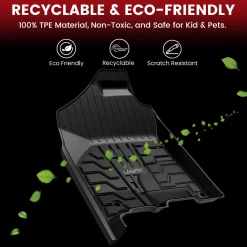 Fit for 2013-2018 Ram 1500 All-Weather 1st row Floor Mats, Fit Carpet Floor Only