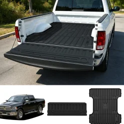 Fit for 2006-2018 Ram 1500 Bed Mat or Tailgate Mat, Not Fit Drop-in liners