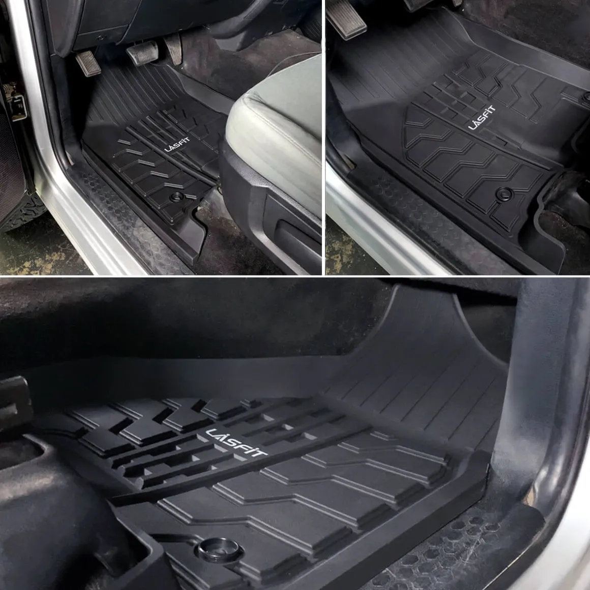 Fit for 2019-2024 Ram 1500 Classic All-Weather TPE Floor Mats, Fit Carpet Floor Only