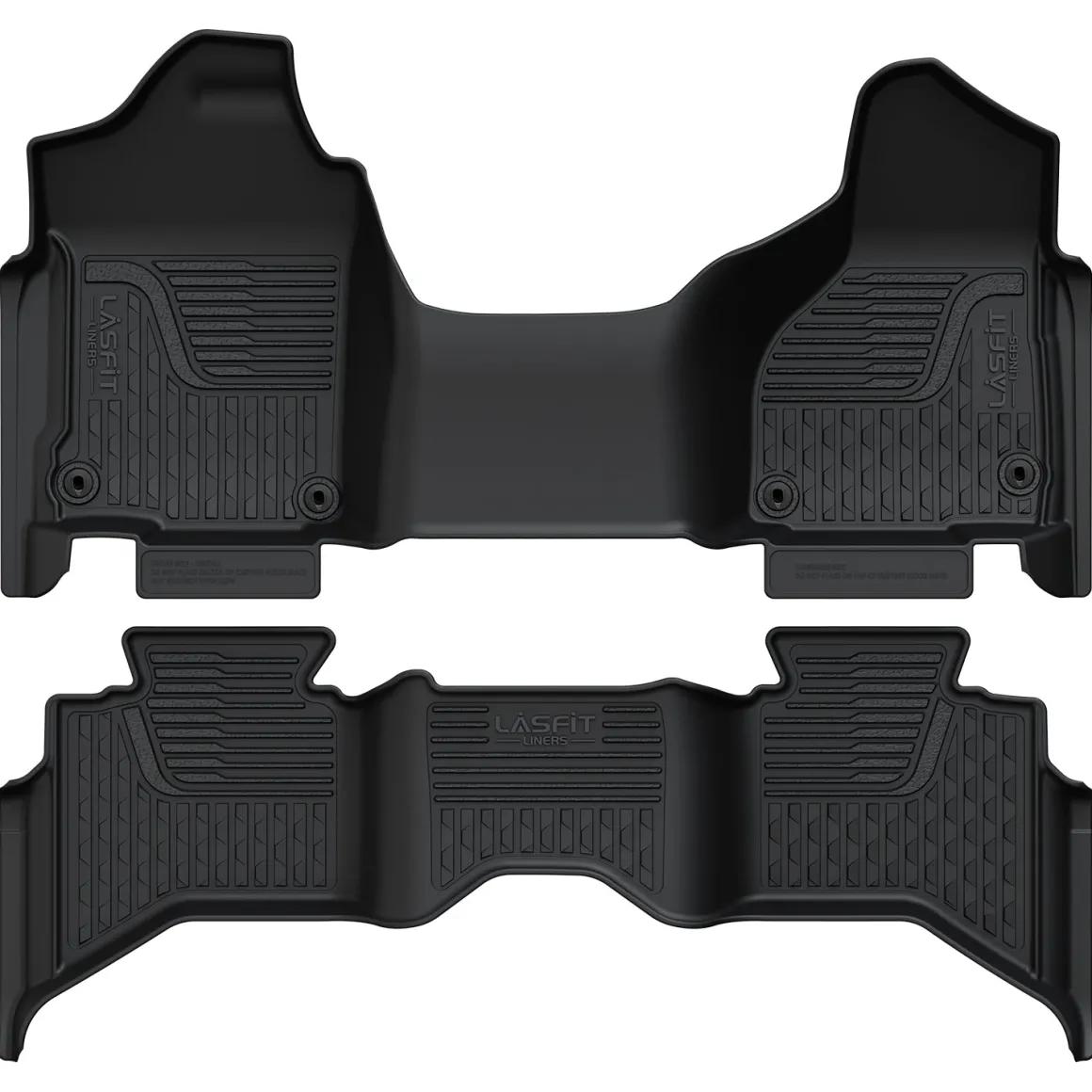 Fit for 2019-2024 Ram 1500 Classic All-Weather TPE Floor Mats, Fit Carpet Floor Only