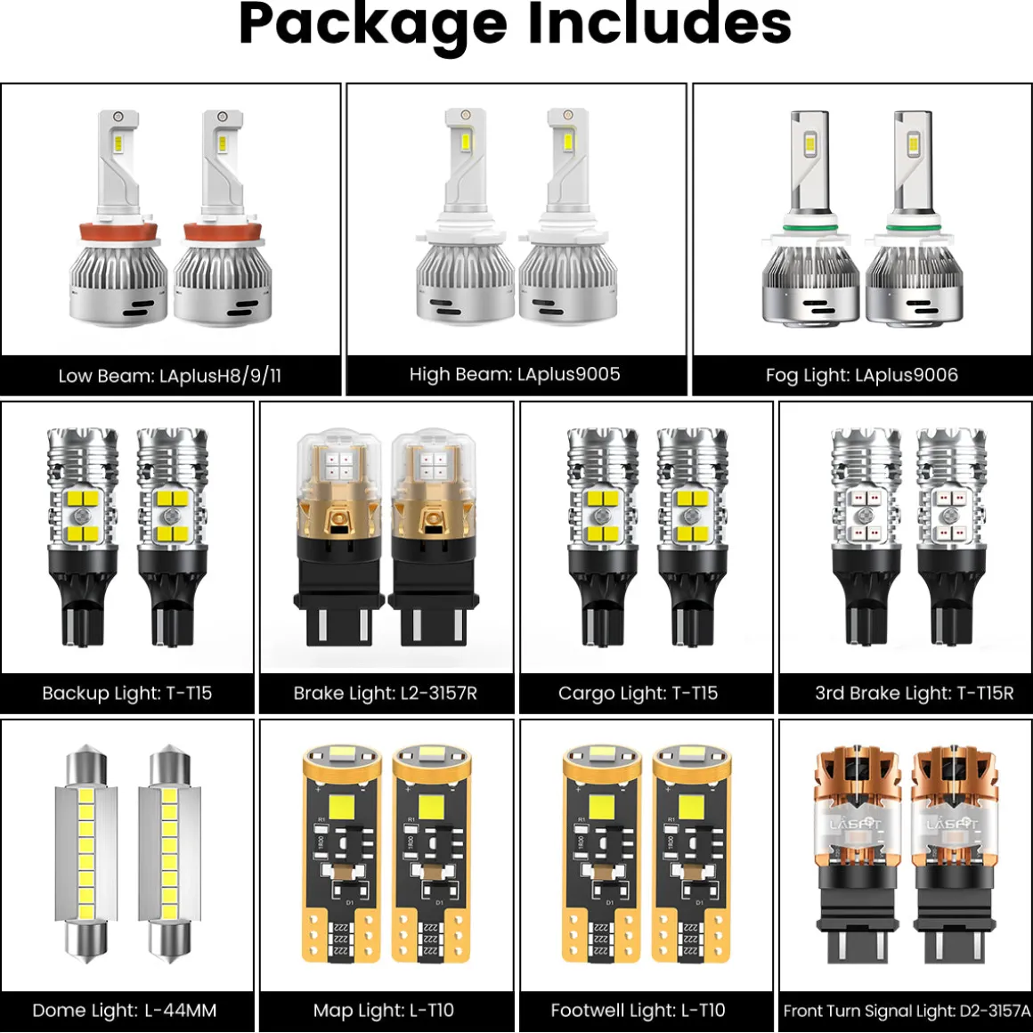 Fit for 2019-2024 Ram 1500 Classic LED Bulbs Upgrade | Tested and Verified