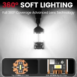 Fit for 2019-2024 Ram 1500 Classic LED Bulbs Upgrade | Tested and Verified