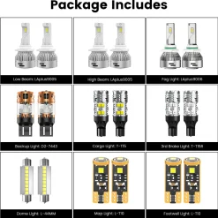 Fit for 2019-2024 Ram 1500 Classic LED Bulbs Upgrade | Tested and Verified