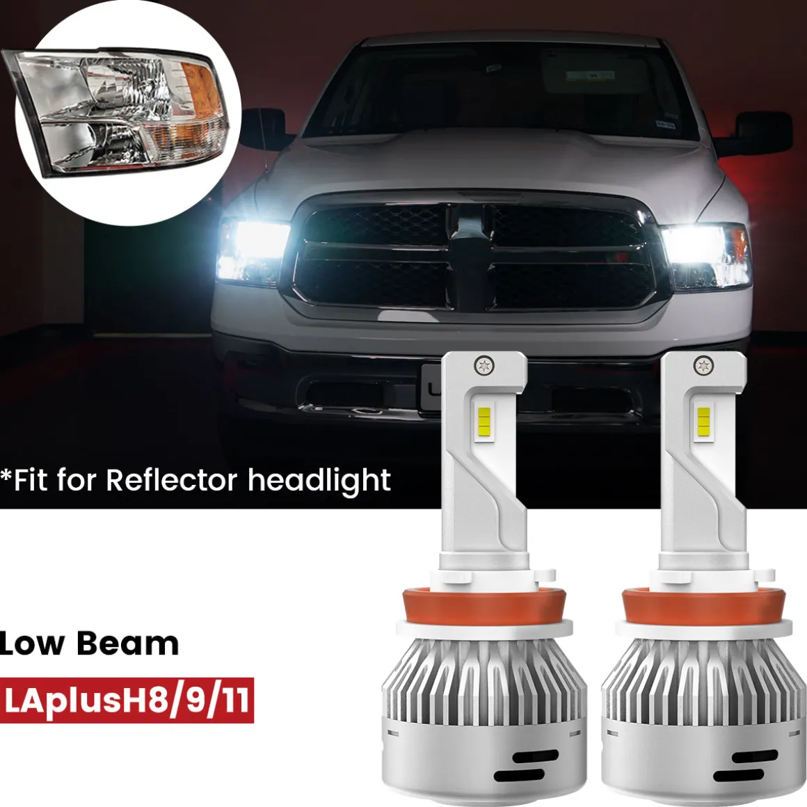 Fit for 2019-2024 Ram 1500 Classic LED Bulbs Upgrade | Tested and Verified