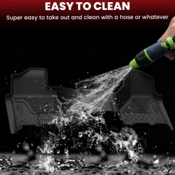 Fit for 2019-2026 Ram 2500 3500 Floor Mats, Fit Without Power Take-Off (PTO) KIT & Carpet Floor Only