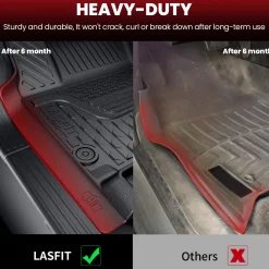 Fit for 2019-2026 Ram 2500 3500 Floor Mats, Fit Without Power Take-Off (PTO) KIT & Carpet Floor Only