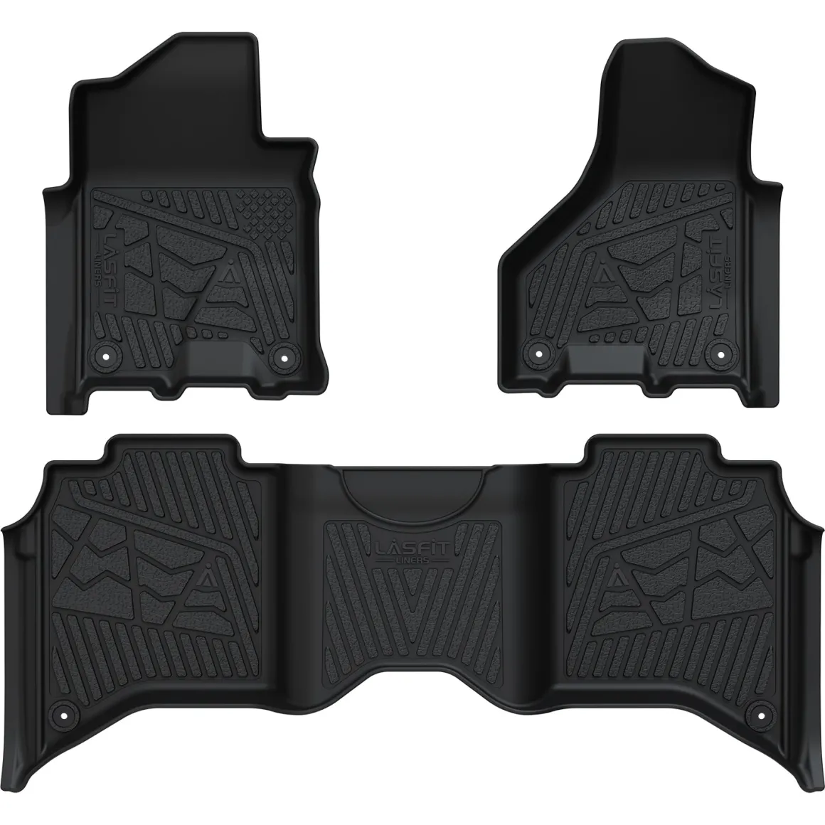 Fit for 2019-2026 Ram 2500 3500 Floor Mats, Fit Without Power Take-Off (PTO) KIT & Carpet Floor Only