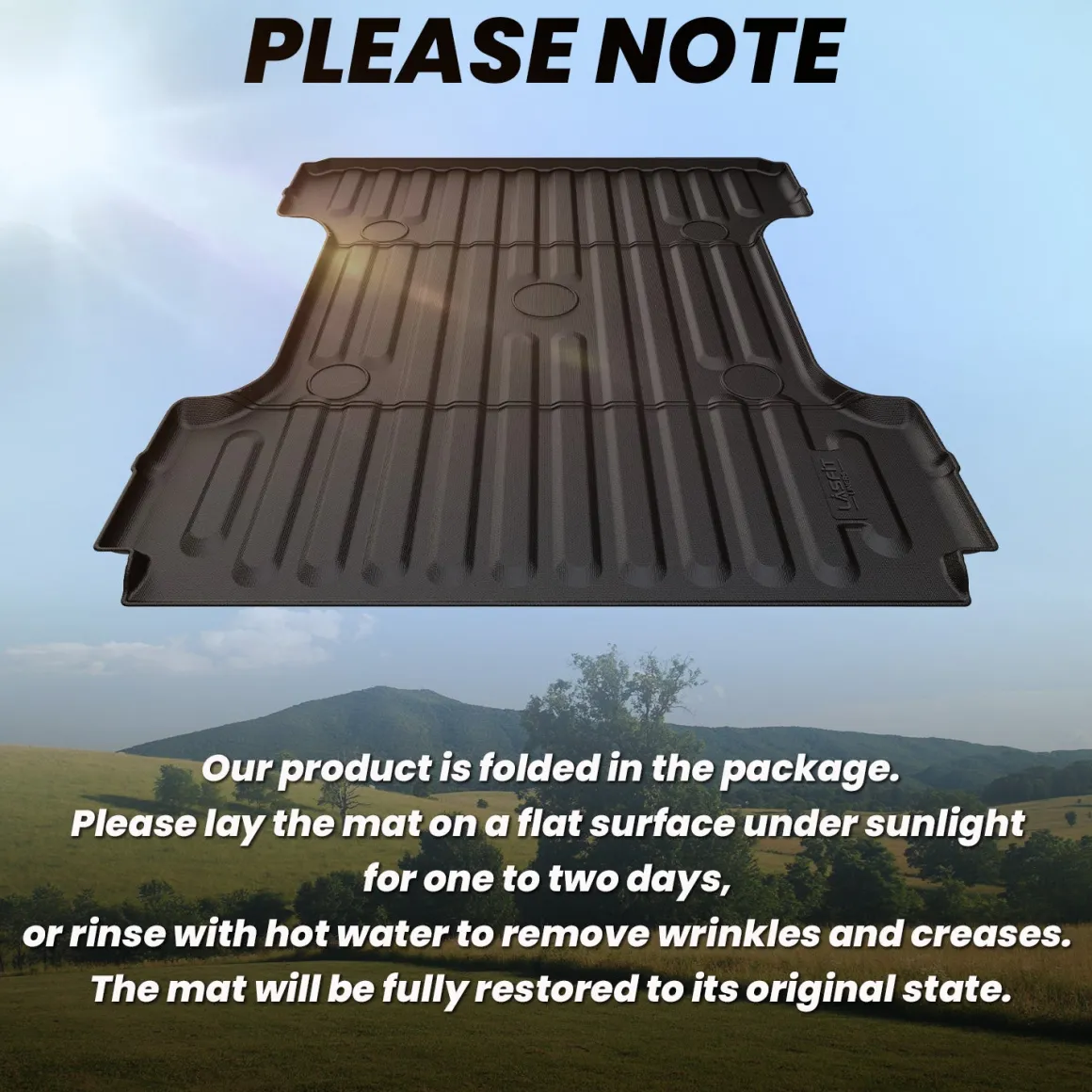Fit for 2006-2026 Ram 2500 3500 Heavy Duty Bed Mat or Tailgate Mat, Don't fit with Optional Rambox & Drop-in liners