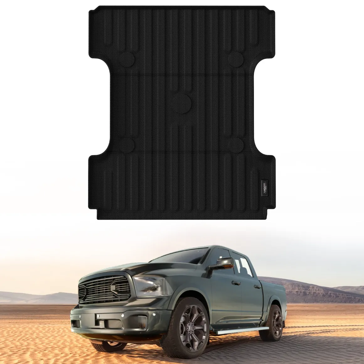 Fit for 2006-2026 Ram 2500 3500 Heavy Duty Bed Mat or Tailgate Mat, Don't fit with Optional Rambox & Drop-in liners