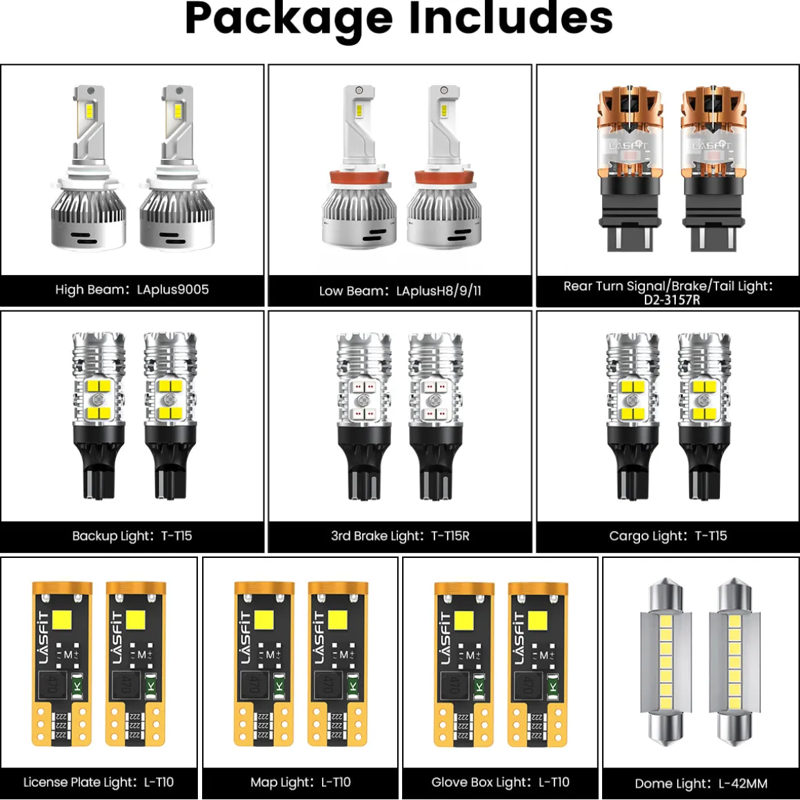 Fit for 2013-2015 Ram 2500 3500 LED Bulbs Upgrade