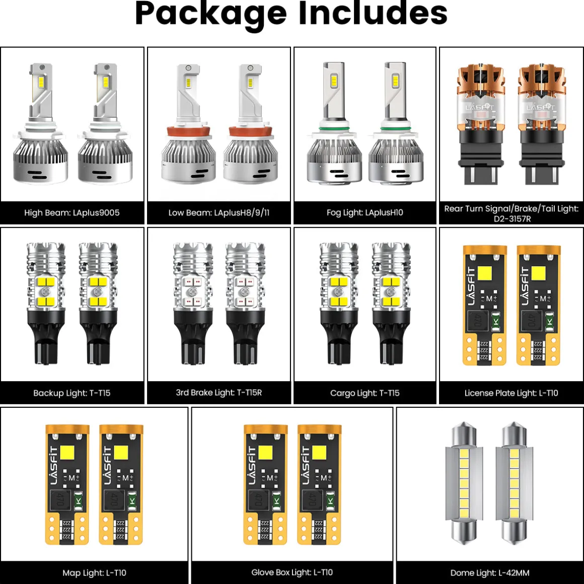 Fit for 2013-2015 Ram 2500 3500 LED Bulbs Upgrade