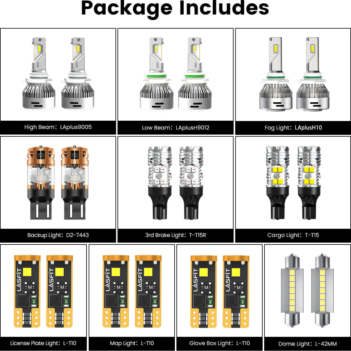 Fit for 2013-2015 Ram 2500 3500 LED Bulbs Upgrade