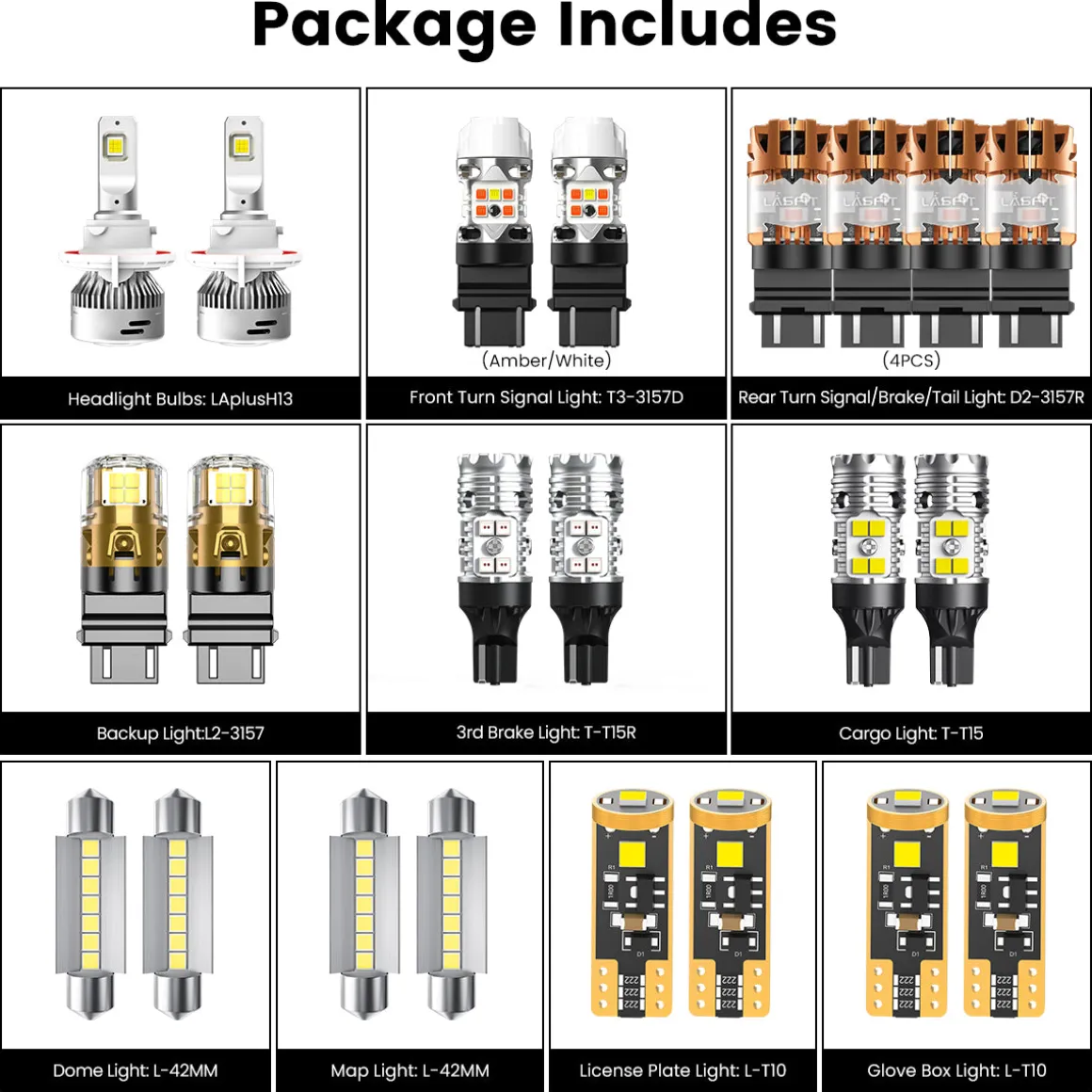 Fit for 2002-2008 Ram 1500 LED Bulbs Upgrade