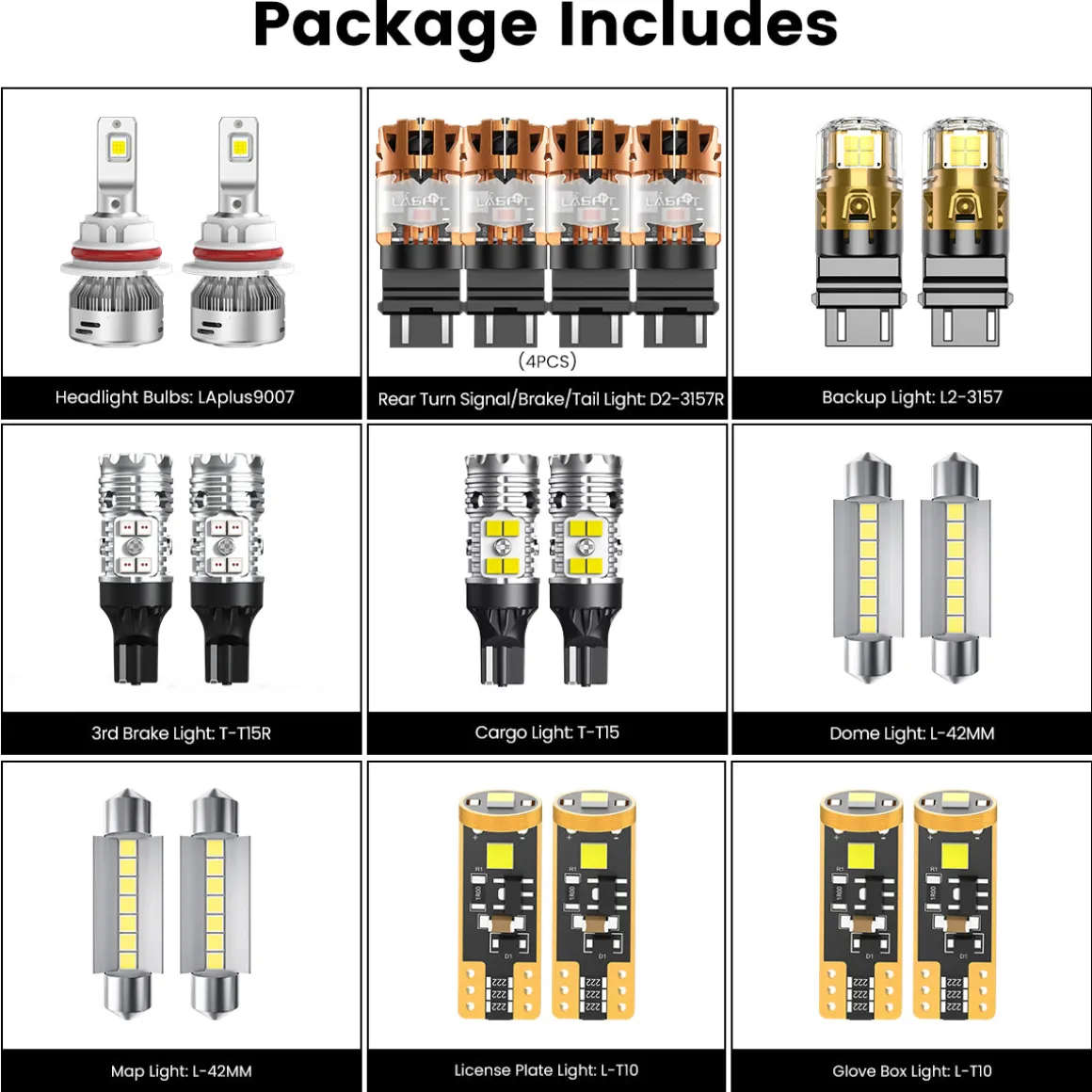 Fit for 2002-2008 Ram 1500 LED Bulbs Upgrade