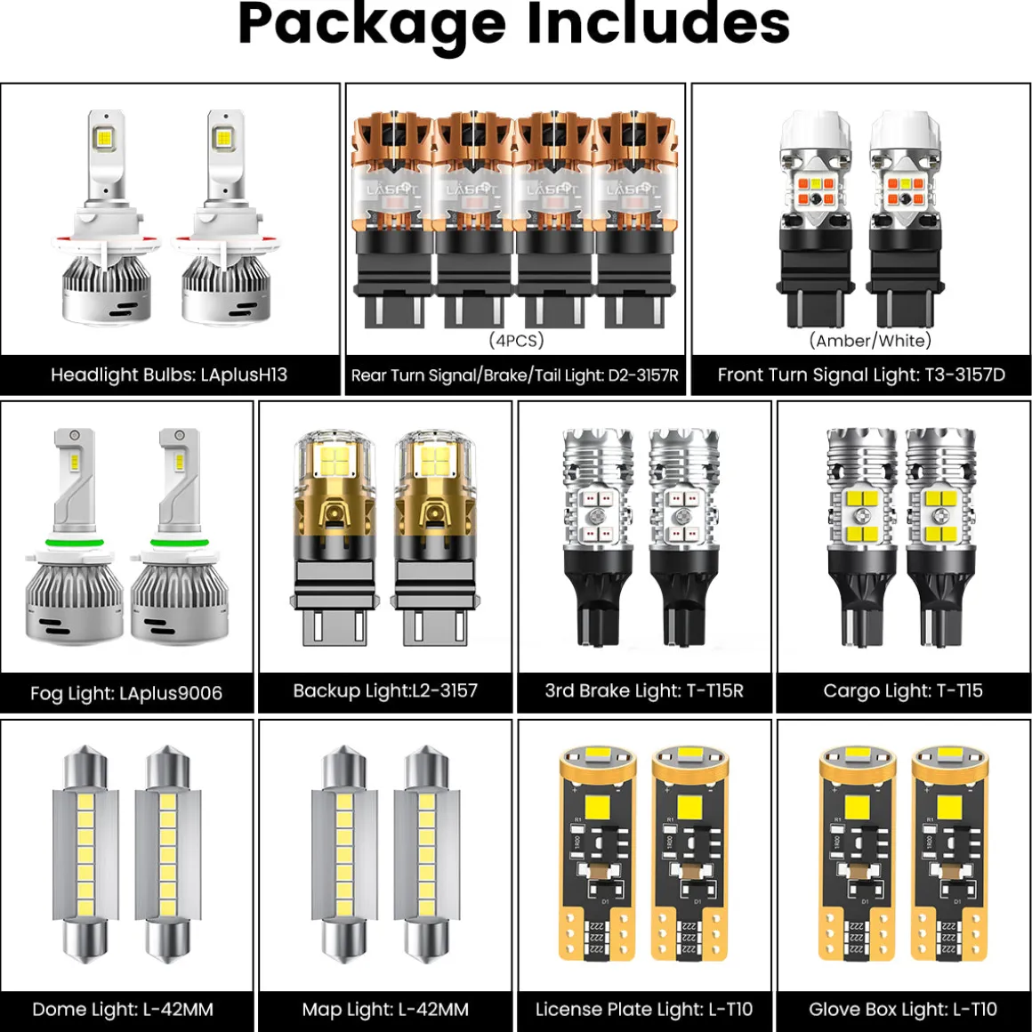 Fit for 2002-2008 Ram 1500 LED Bulbs Upgrade