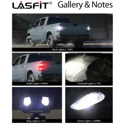 Fit for 2019-2024 Ram 1500 LED Bulbs Upgrade | Tested and Verified