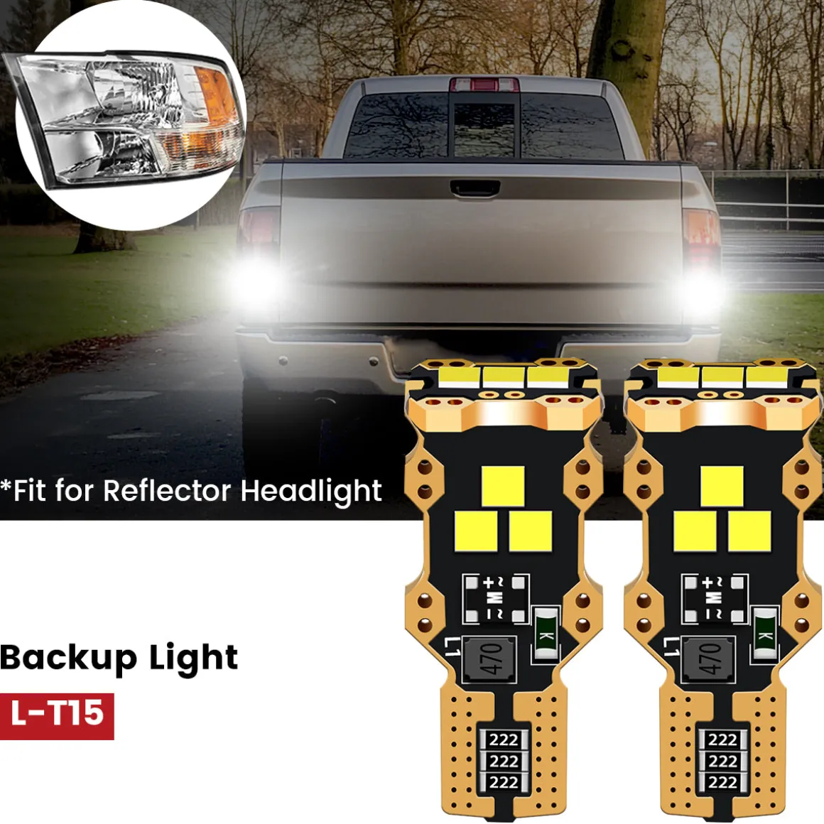 Fit for 2016-2018 Ram 1500 LED Bulbs Upgrade | Tested and Verified