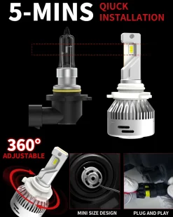 Fit for 2013-2015 Ram 1500 LED Bulbs Upgrade | Tested and Verified