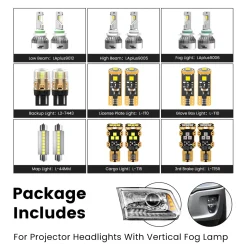 Fit for 2013-2015 Ram 1500 LED Bulbs Upgrade | Tested and Verified