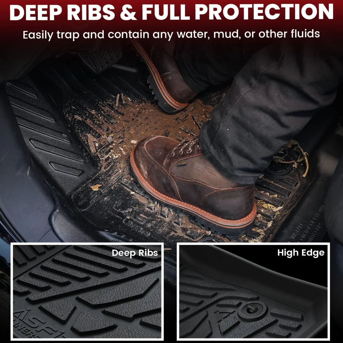Fit for 2018–2026 Ram Promaster Floor Mats, Including Promaster EV